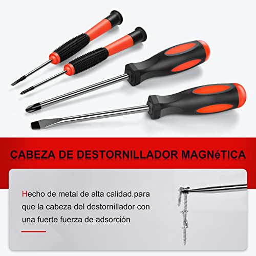 Miniatura 3 de Goywato Caja Herramientas Completa 287-Piezas - Juego Herramientas Completa Maletin Herramientas Caja Herramientas Portátil Con Llave Ajustable Alicates De Bomba De Agua Pelacables Para Hogar O Garaje
