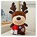 JSJJATQ Peluche niños Santa Claus Peluche de Peluche Muñeco de Nieve Muñeca Muñeca (Color : Black, Height : 60cm)