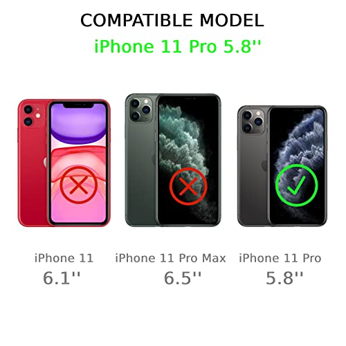 Dohakemuny Frog & Bumble Bee Case Compatible With Iphone 11 Pro, Cute Bee & Flowers Case For Iphone 11 Pro For Teens Men & Women, Cool Trendy Tpu Bumper Case Cover #TOP4