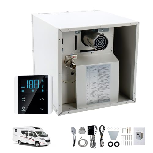 Image of 65,000 BTU RV Tankless Water Heater without Door with Digital User Control Panel, DC 12V ，Freeze Protection,High Altitude Available Compatible with All RVs On Demand Instant Hot Water Heater