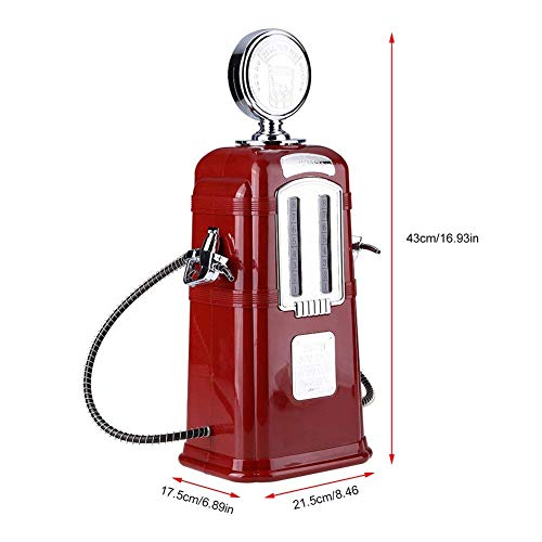 Foto von 1000cc Doppelpistolen Flüssigkeitspumpe Tankstelle Bier Dispenser Alkohol Flüssiges Alkoholfreies Getränk Getränkespender Maschine Bar Butler Werkzeuge(rot)