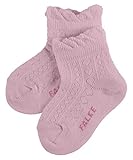 FALKE Unisex Baby Romantic Net Katoen Dun Eenkleurig 1 paar Socken, Rosa (Thulit 8663), 62-68 EU