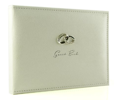 Preisvergleich Produktbild Hochzeits-Gästebuch, cremefarben