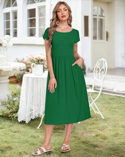 Robe ample décontractée à manches courtes avec poches intégrées pour un confort total - 6