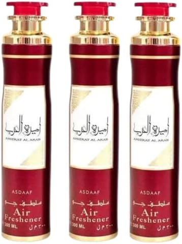 Arabian Air FreshenerAir Freshener 3X Bundle - 300ml Each | Dubai | Luxury Scent, | Long-Lasting, Premium Scent for Home, Office & Car (3X Ameerat Al Arab) image 4