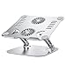 SENKUTA Laptop Ständer mit Lüfter, Höhenverstellbar Laptop Stand Ergonomisch, Laptop Halterung Kompatibel mit MacBook Air/Pro, Dell, Lenovo, Samsung, Acer, Huawei, Tablet, Allen Laptops (10-16 Zoll)
