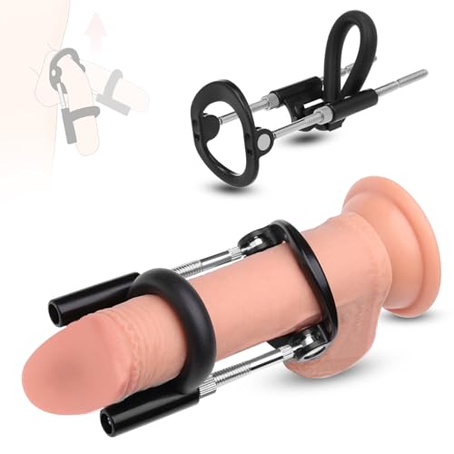 BDSMJOY Penis Extender Erektionshilfe für Männer,Penisstrecker für Penisverlängerung und Penisvergrößerung,Sex Spielzeug für die Männer Penis Verstärker Penishülle Penispumpe (Schwarz)