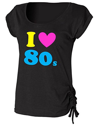 I LOVE THE 80s Ladies Drawstring Top (8/10)