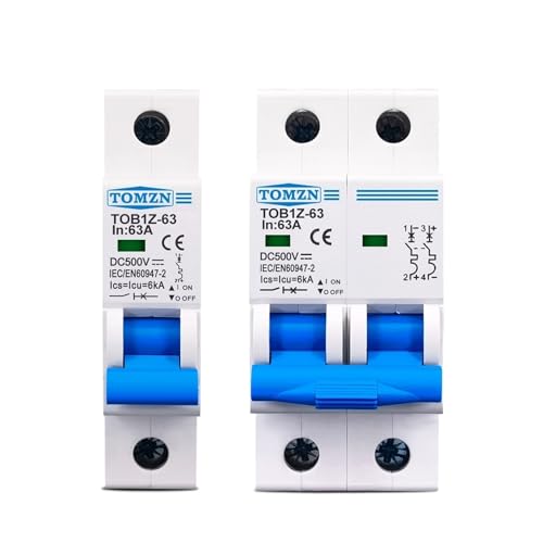 Disjoncteur miniature 6KA au tableau électrique pour protéger le kit solaire