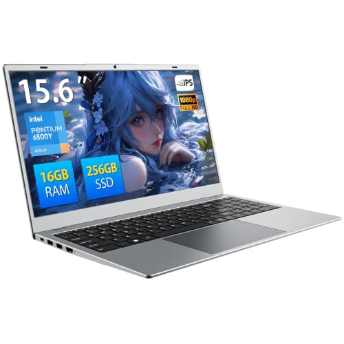 Image of Cloud Silver 15.6 inch FHD Laptop Computer 16GB RAM 256GB SSD