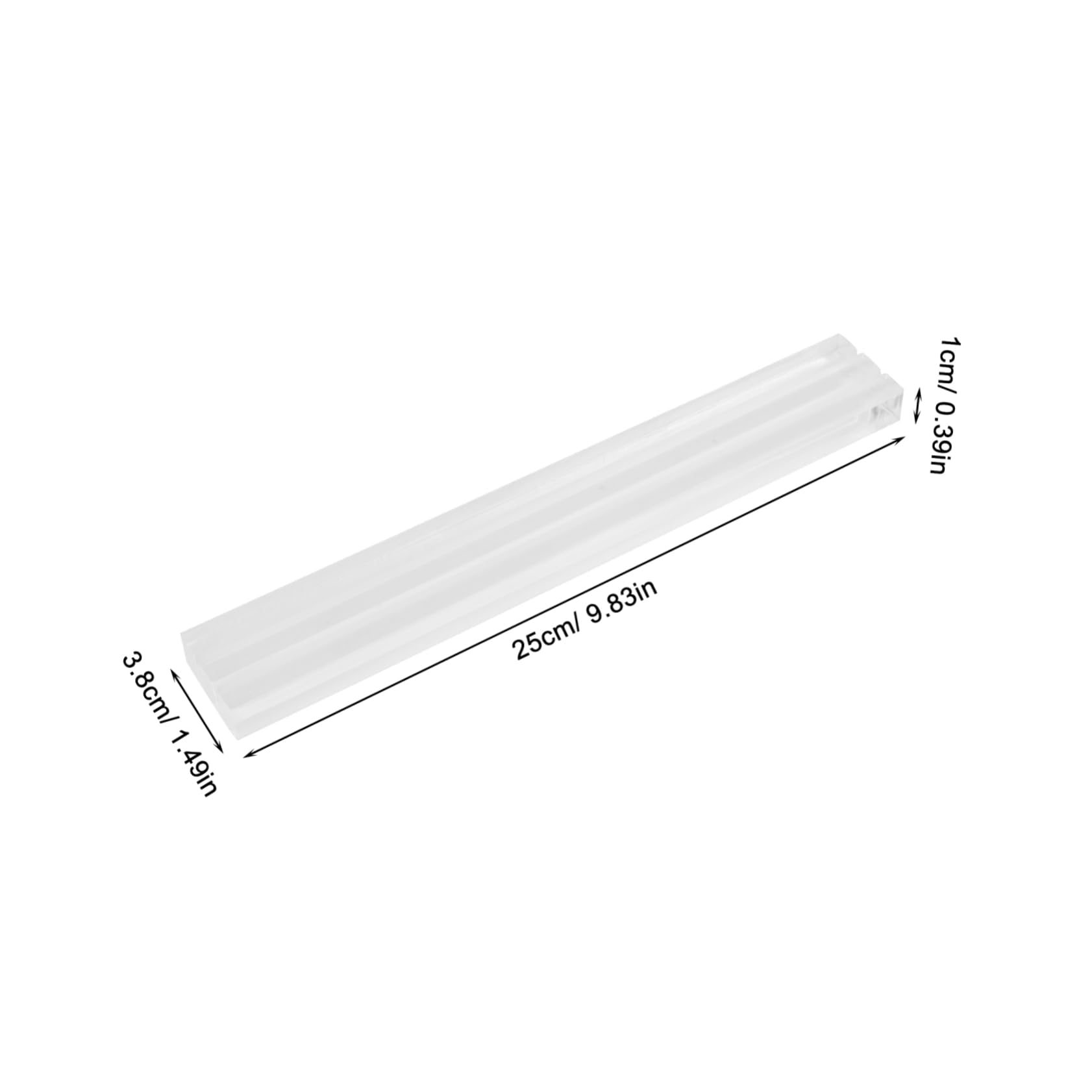 Kisangel Acrylic Poker Card Holder 2-Slot Hand- Adult Card Game Stand Sturdy Display Rack
