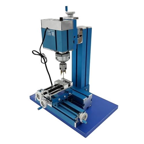 JARYANNIX Mini Metal Milling Machine, Benchtop Wood Lathe for Teaching DIY Precision Work Hobbyists...