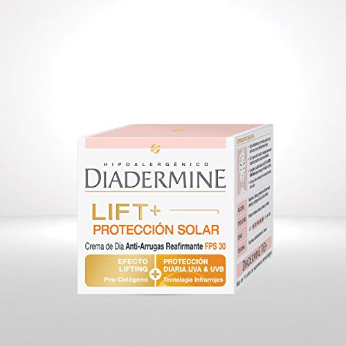 Diadermine Lift+, crema antiedad, con acción reafirmante y protección solar SPF-30