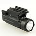 TACFUN Tactical PST Flashlight 300lm CREE 5 LED 1W Light With 20mm Quick Release Mount