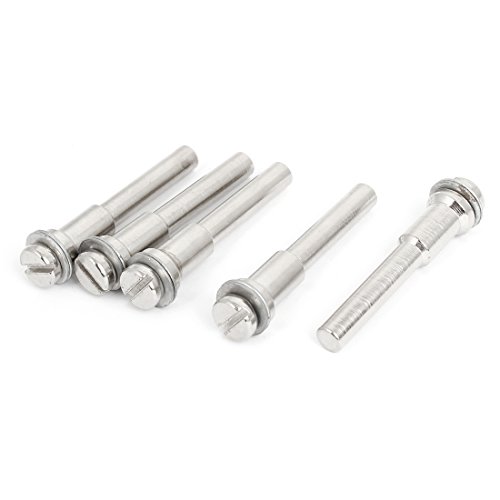 Aexit 6mm Drill Hole Abrasives Dia Mandrel 5pcs for Diamond Rotary Grinding Wheel Disc Model:81as95qo131