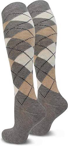 Circle Five 3 Paar wärmende Kniestrümpfe mit Schafwolle und Alpakawolle für Damen - Reitkniestrümpfe Größe 39/42