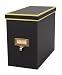 Cargo Atheneum File Box, Black, 9-1/2 by 12 by 5-1/2-Inch