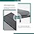 Soleil Jardin 4-Piece Outdoor Patio Furniture Set L-Shaped Aluminum Sectional Sofa with Coffee Table All-Weather Patio Conversation Set with Cushions, Dark-Grey