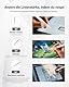 GlowPlayX Stylus Pen kompatibel mit iPad (2018–2025) | Magnetischer Eingabestift mit LED-Akkustandanzeige | Schnellladung | Präzise 1,5-mm-Spitze | Kompatibel mit iPad Pro/Air/Mini (6.–10. Gen)