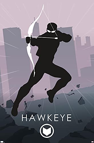 Trends International Marvel Comics Hawkeye - Minimalist Wall Post...