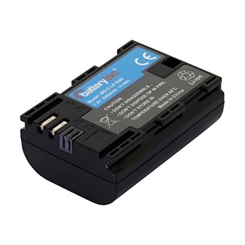 Batterytec LP-E6N Replacement Battery for Canon Cover