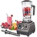 Countertop Blender for Kitchen Countertop Professional Smoothie Shakes Hot Soup Puree Frozen Fruit Vegetables Soymilk Grain Grind Maker 2L Multifunctional Juicer 1400W