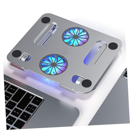 Base Ajustable para Laptop con Doble Ventilador y Aleación de Aluminio miniatura 7