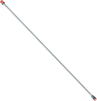 47Inch Airless Paint Sprayer Tip Extension Pole, Spray Gun Tip Extension Rod with Red Guard