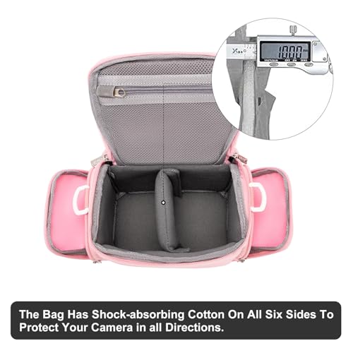Bolso cruzado CADeN compacto para cámara 1.0 S rosa miniatura 4