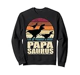 papasaurus rex twin dino papa famiglia dinosauro papa saurus felpa