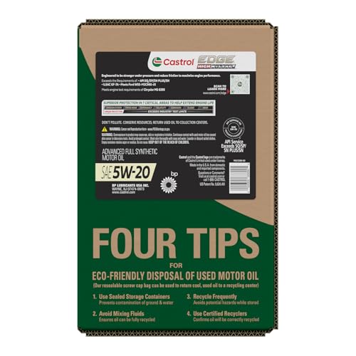 Castrol EDGE High Mileage 5W-20 Aceite Motor Sintético 3 Pack miniatura 4