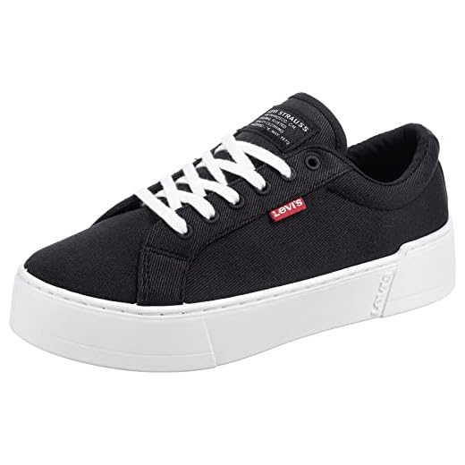 Levi's Tijuana 2.0, Zapatillas Mujer, Black Normal, 38 EU