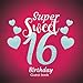 Produktbild Super Sweet 16 Birthday Guest Book: Guest Book. Free Layout Message Book For Family and Friends To Write in, Men, Women, Boys & Girls / Party, Home / ... Paper size (Birthday Guest Books, Band 54)