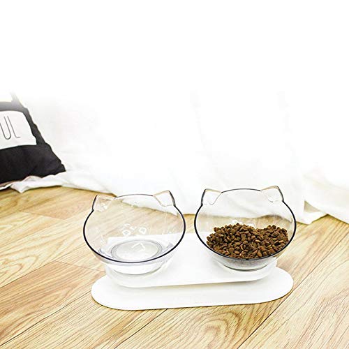 BianchiPatricia Bowls with Stand Pet Feeder Double...