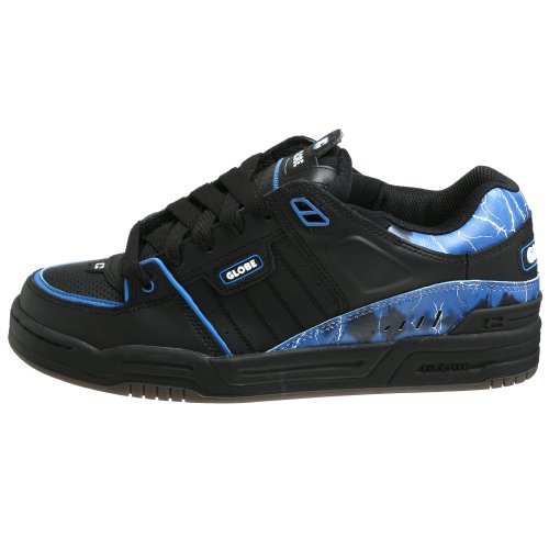 Image of Globe Men's Fusion Sneaker,Black /Cobalt Lightning,14 M US