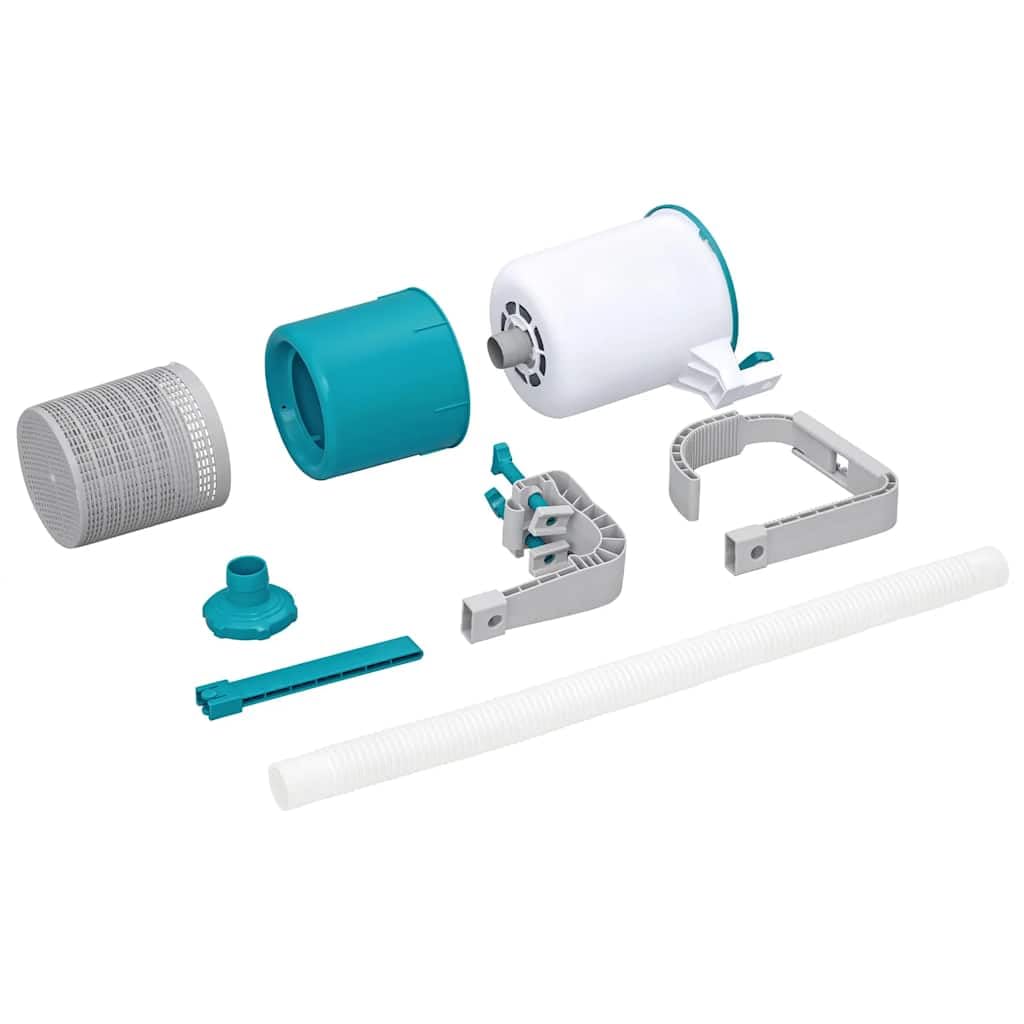Écumeur de Surface pour Piscine Hors Sol Bestway Flowclear 58233, aspirateur Flottant Manuel, Panier Filtre, Nettoyage Facile, Compatible Pompes de 2006 L/h ou Plus