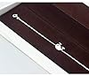 WOZUIMEI S925 Argent Cheville Femme Style Coréen Doux Brossé Petite Baleine Cheville Cheville Pied Bijoux FemmeBracelet de cheville #2