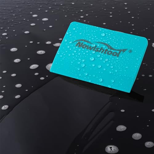 Image of NEWISHTOOL Soft Silicone Small Squeegee for Vinyl, 2 PCS PPF Tools Window Tinting V-Blade Scraper for Window Film Application, Car Paint Protective Film Installation & Water Removal | PPF Squeegee, Window Tinting V-Blade Scraper, Glass Film Application, Car Paint Protective Film Installation & Water Removal