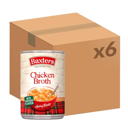 Baxters Favourites Chicken Broth Soup, 400 g (Pack of 6)