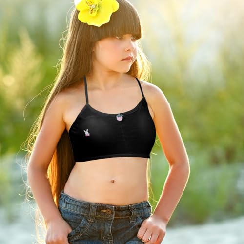Sport Cami Bras Cotton for Teens Girls, Girl's Training Bra, Comfortable Camisoles with Adjustable Straps, Seamless Adjustable Cotton Cami Bralettes4