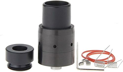 Velocity MINI RDA Clone Dripping Atomizer With Monster Competition Cloud Chaser Drip Tip Dual Coil (Black)