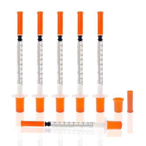 30 Pack 1ml 31G 5/16 Inch 8mm Jeringa, U-100 Lab Tools, Individual Wrapped