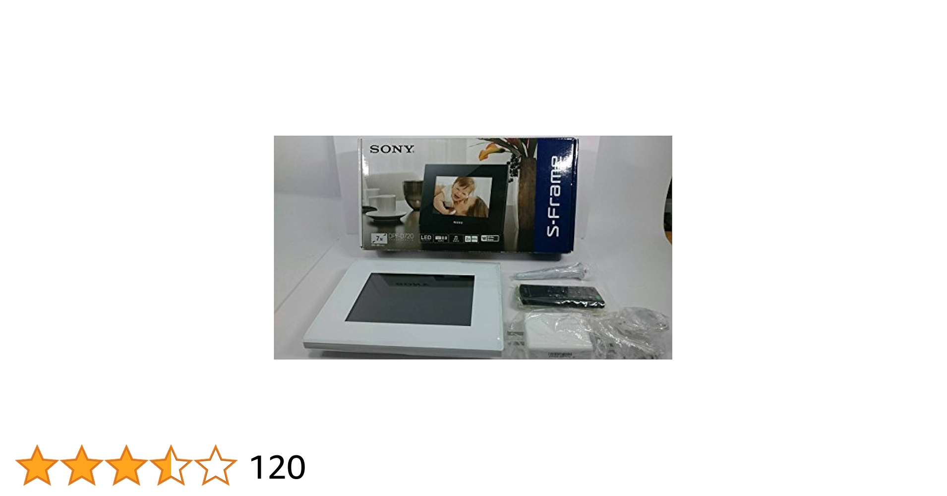 SONY - (新品)デジタルフォトフレーム dpf-d720 商品の写真 | DPF-D720 | “エスフレーム” | ソニー