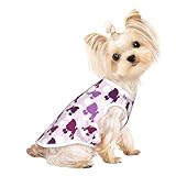 Tela suave y transpirable: hecha de tela de malla 100% poliéster, esta camiseta ligera garantiza un flujo de aire y comodidad óptimos, manteniendo a tu mascota fresca durante el clima cálido o las actividades al aire libre.