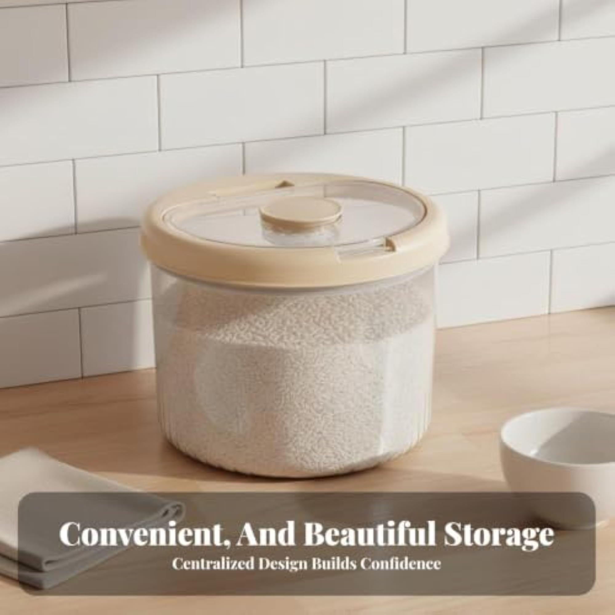 Humidity-Resistant Rice Storage Container, 5KG