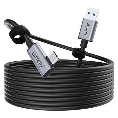 Oculus Link Cable 16FT, Alxum Oculus Quest 2 Link Cable, USB3.0 Type A to C Link Cable for PC, High Speed Data Transfer & Charge Cord, Quest Link Cable for Oculus Quest 2/Quest 1 /Rift S /VR Headset