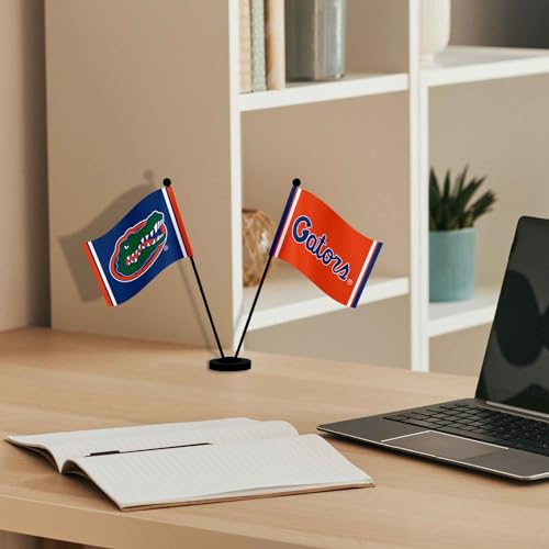 Drapeaux de bureau Florida Gators petit format mini drapeau de table