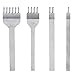 Produktbild Set 4 Stk. Lederverarbeitung DIY Leder Handwerk Werkzeuge Loch Stanzen Nähte Punch Werkzeug Set Stift 4mm