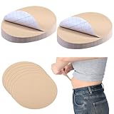 Geiserailie 50 Pcs Tummy Lift Belly Stomach Tape Waterproof Tummy Lifting Body Tape Body Control Precut Adhesive Strips for Women Saggy Loose Skin Flat Stomach Back Fat Belly(Oval)