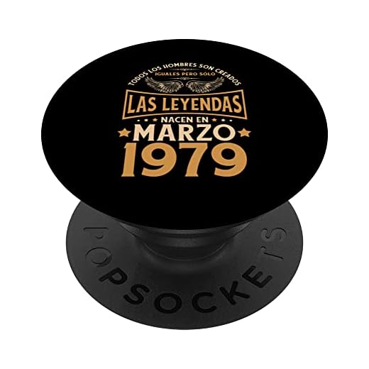 Cumpleaños Hombre Regalos Las Leyendas Marzo 1979 PopSockets PopGrip Intercambiable